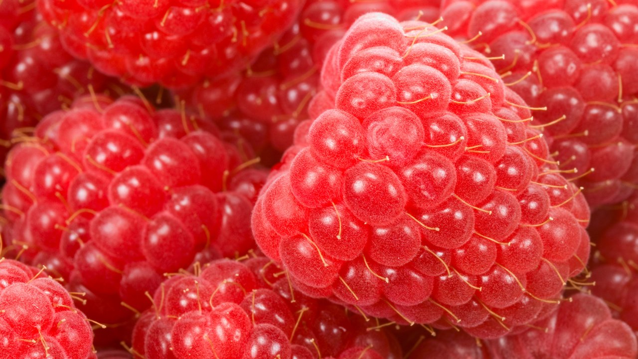 Обои макро, малина, качество, ягоды, macro, raspberry, quality, berries разрешение 7404x4828 Загрузить