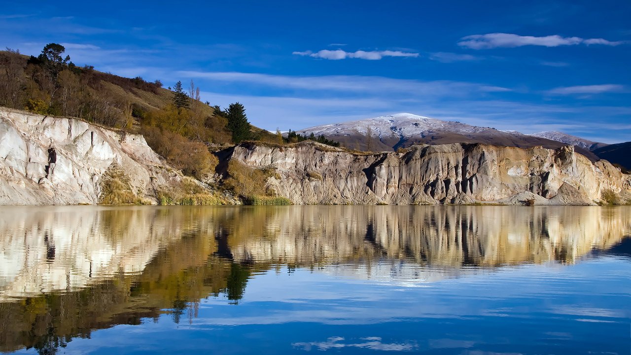 Обои озеро, скалы, лес, lake, rocks, forest разрешение 2560x1600 Загрузить