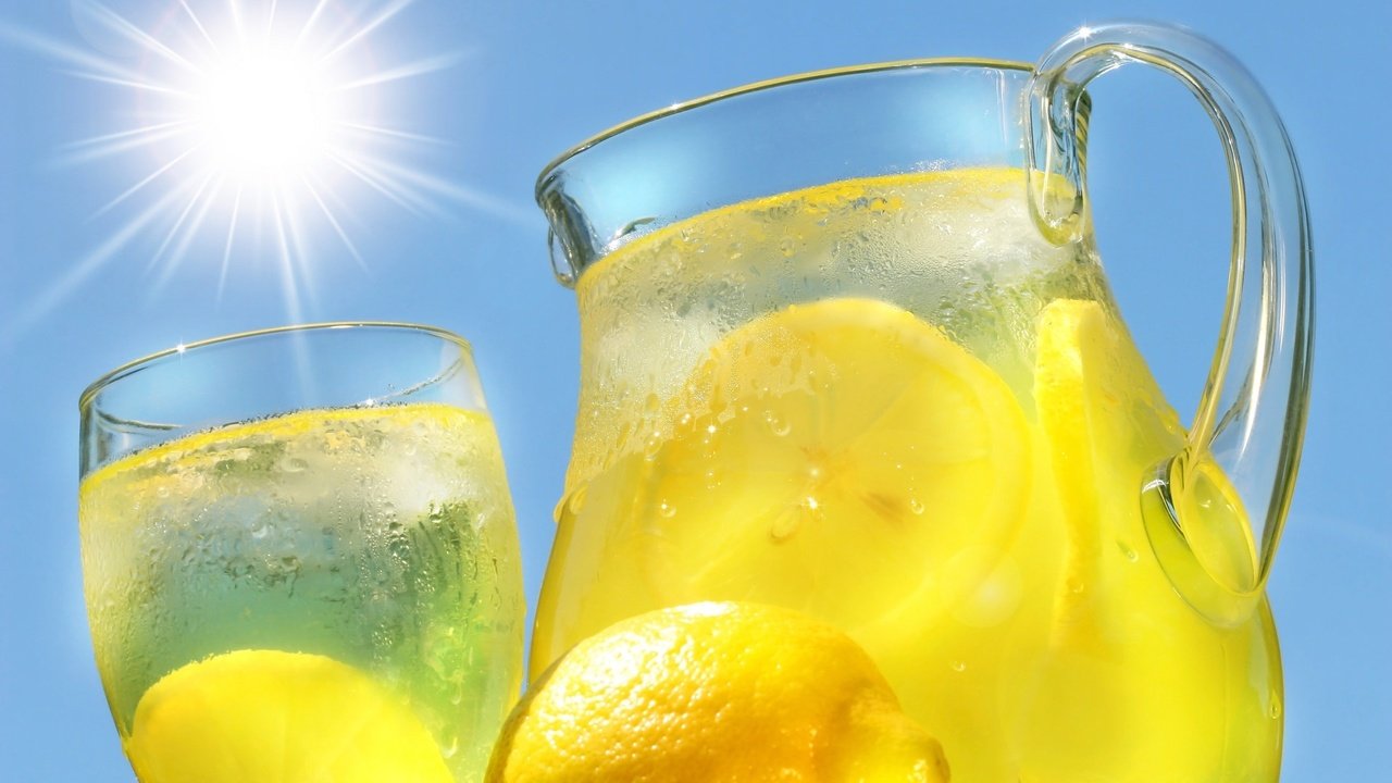 Обои пить, лимоном, кувшин, вс, drink, lemon, pitcher, sun разрешение 1920x1200 Загрузить