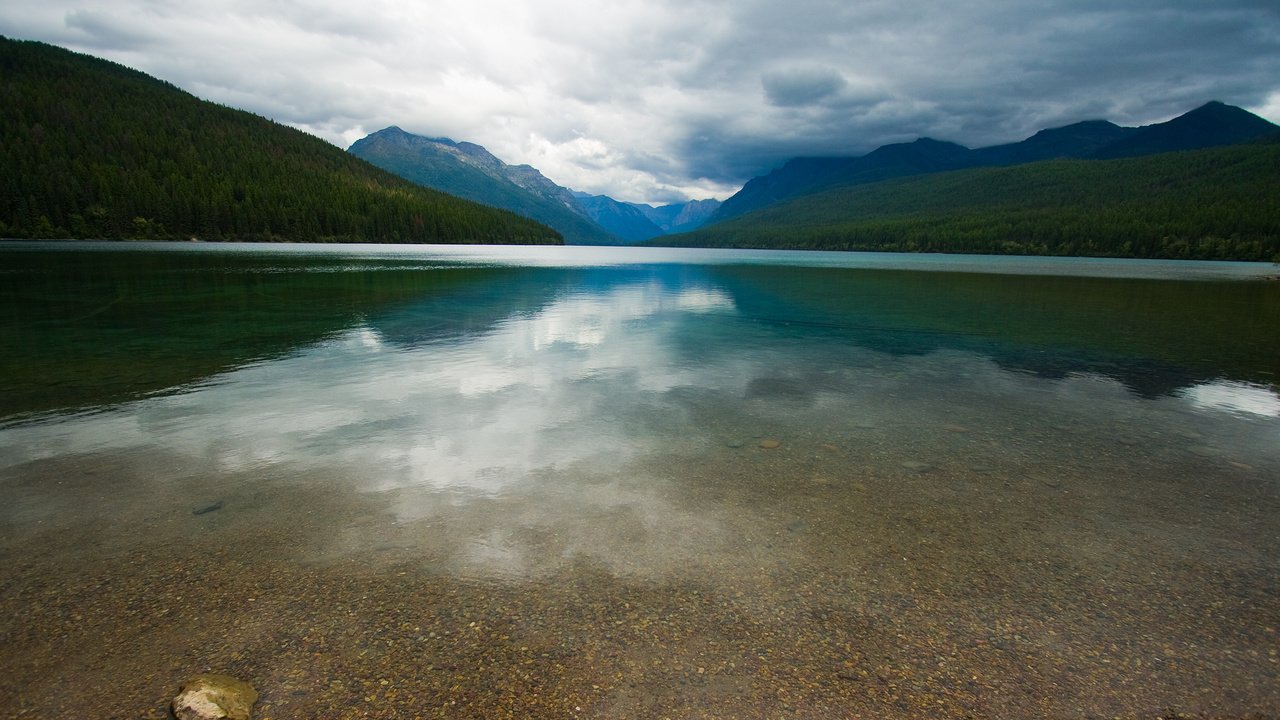 Обои вода, озеро, горы, water, lake, mountains разрешение 2560x1600 Загрузить