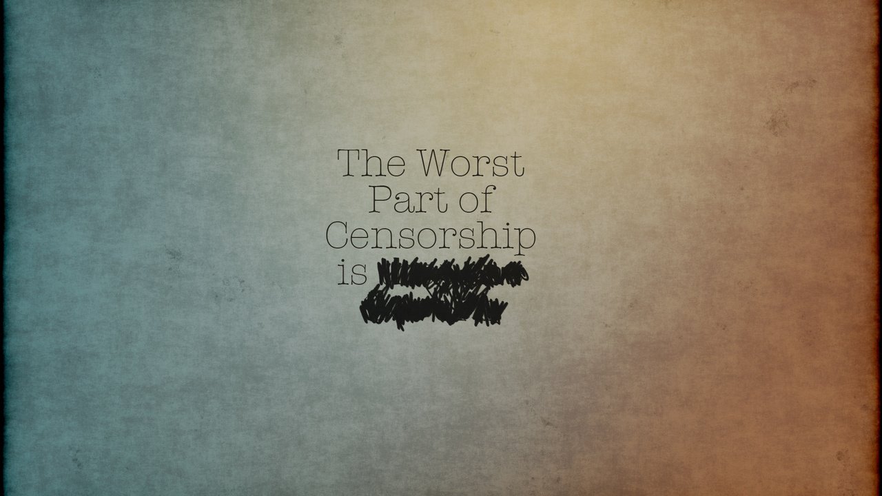 Обои цитата, censored, цензура, quote, censorship разрешение 1920x1200 Загрузить