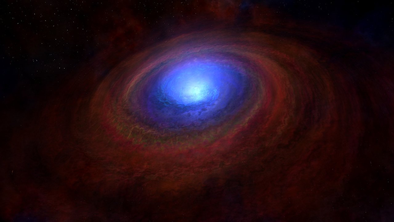 Обои синий, черная дыра, галактика, blue, black hole, galaxy разрешение 1920x1200 Загрузить