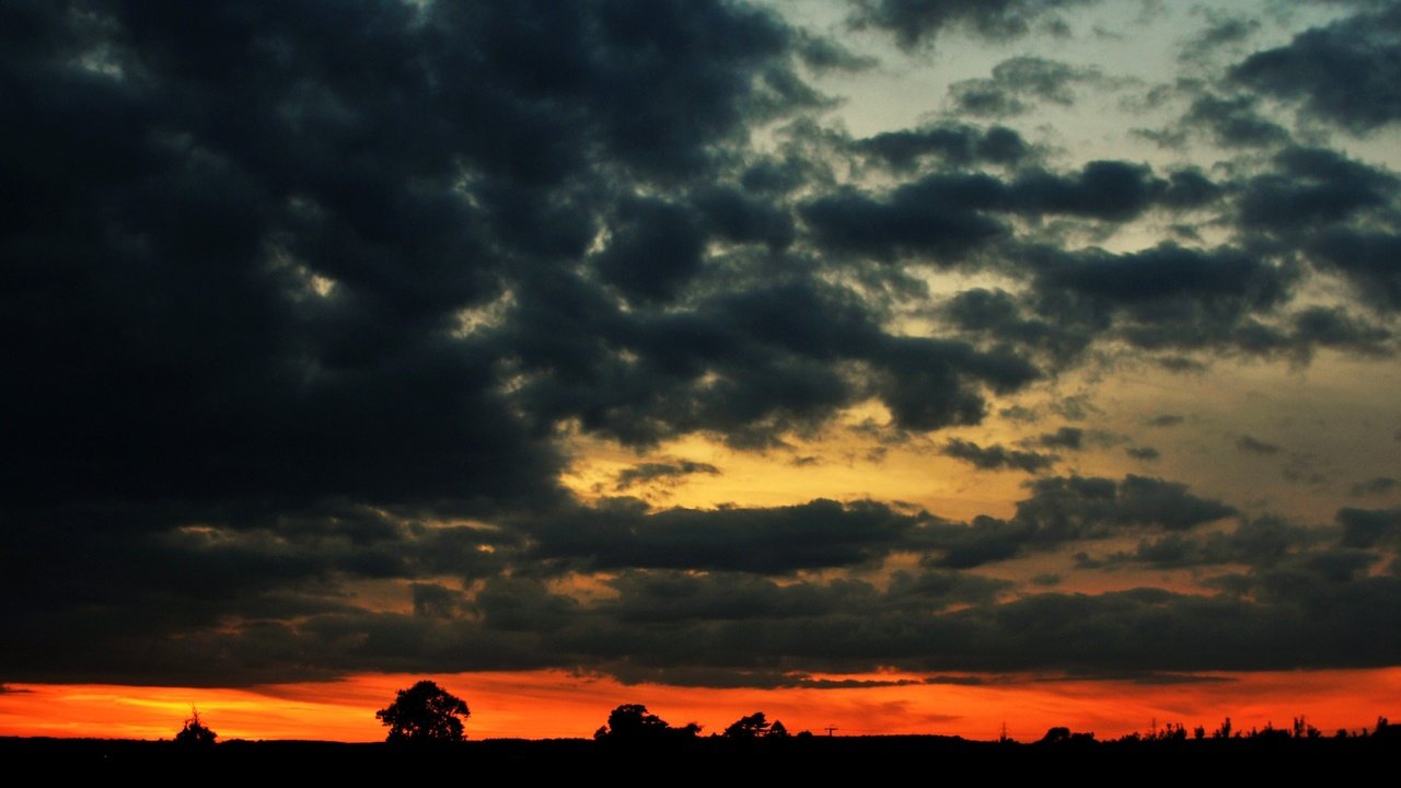 Обои небо, облака, закат, the sky, clouds, sunset разрешение 3545x2342 Загрузить