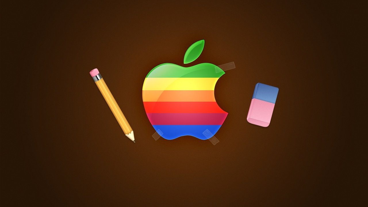 Обои логотип, карандаш, эппл, logo, pencil, apple разрешение 1920x1200 Загрузить