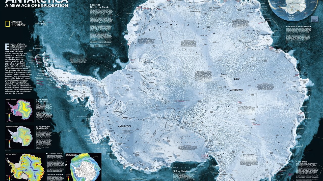 Обои стиль, карта, антарктика, карта антарктики, географическая карта, style, map, antarctica, map of antarctica разрешение 6000x3889 Загрузить