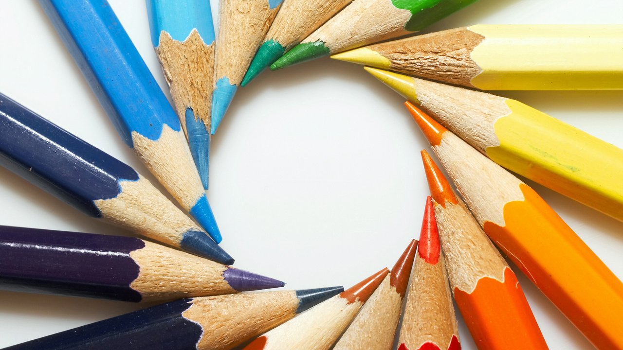 Обои цвет, карандаши, круг, color, pencils, round разрешение 1920x1280 Загрузить