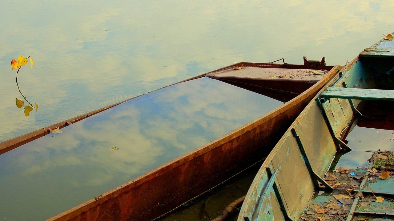 Обои вода, отражение, лодка, water, reflection, boat разрешение 1920x1440 Загрузить
