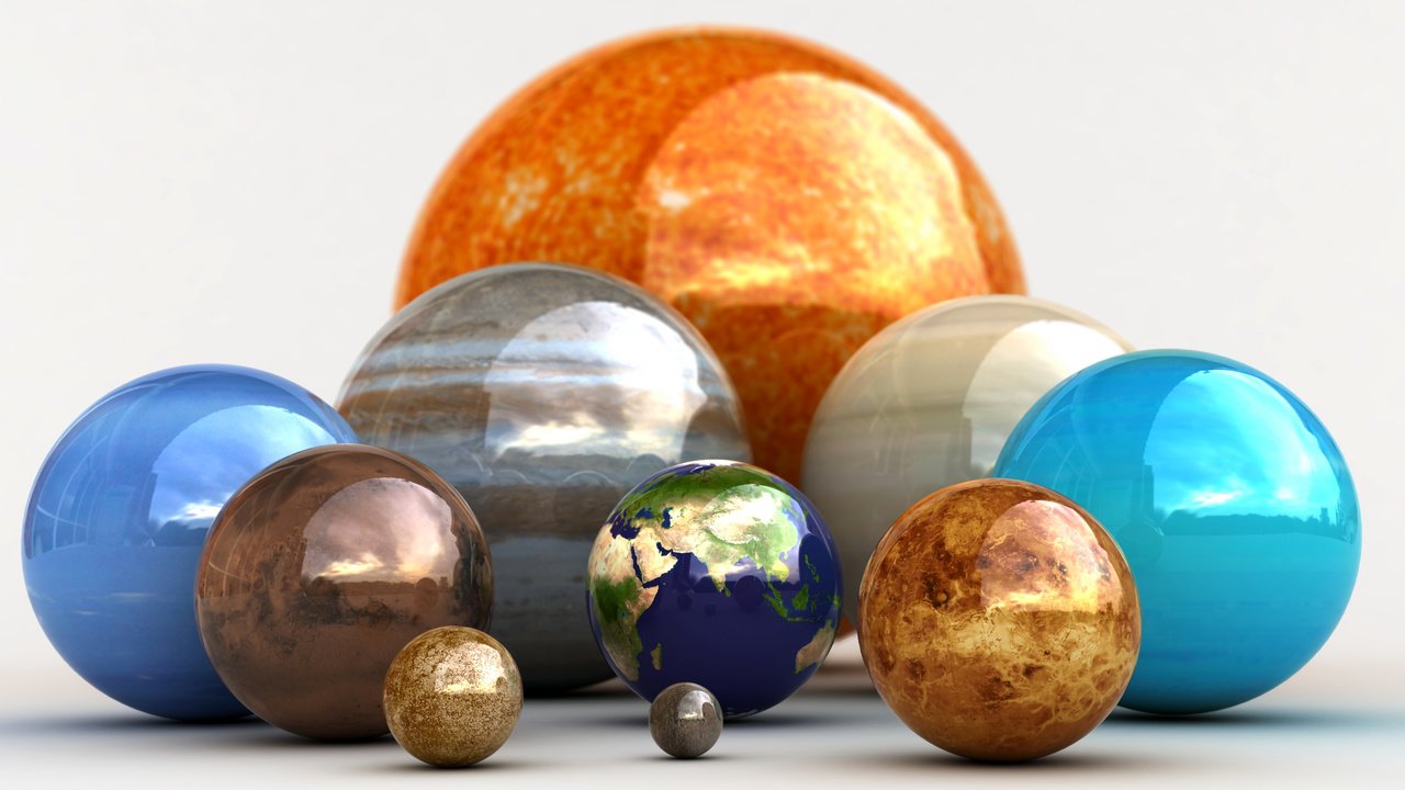 Обои шары, planets, our happy family, наши планеты, планетки, balls, our planet, the planet разрешение 2560x1440 Загрузить