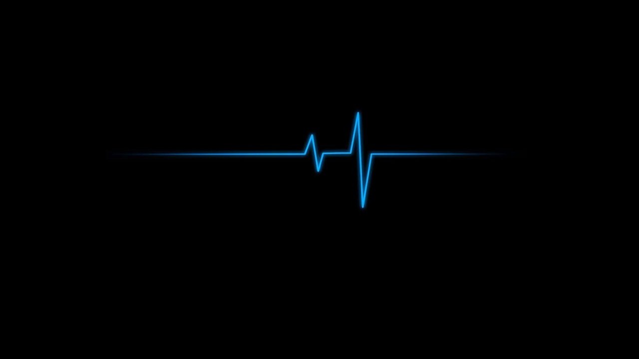 Обои линии, черный фон, обойка в стиле, пульс, кардиограмма, line, black background, obika style, pulse, cardiogram разрешение 1920x1200 Загрузить