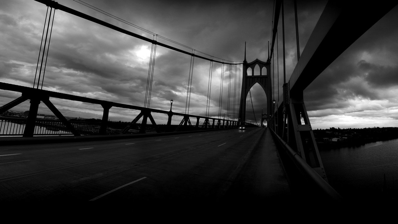 Обои небо, фото, города, пейзажи, дороги, мосты, st. johns bridge, the sky, photo, city, landscapes, road, bridges разрешение 1920x1080 Загрузить