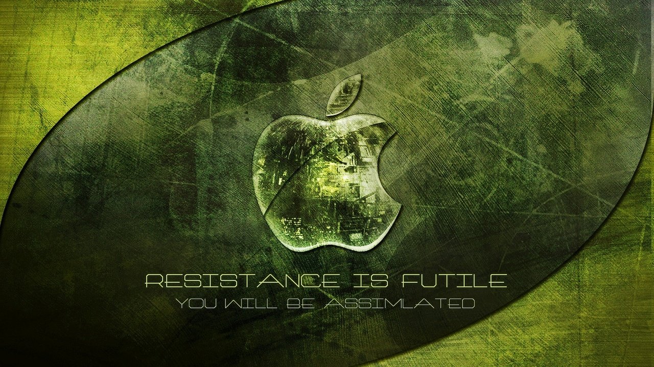 Обои зелёный, мак, эппл, green, mac, apple разрешение 1920x1200 Загрузить