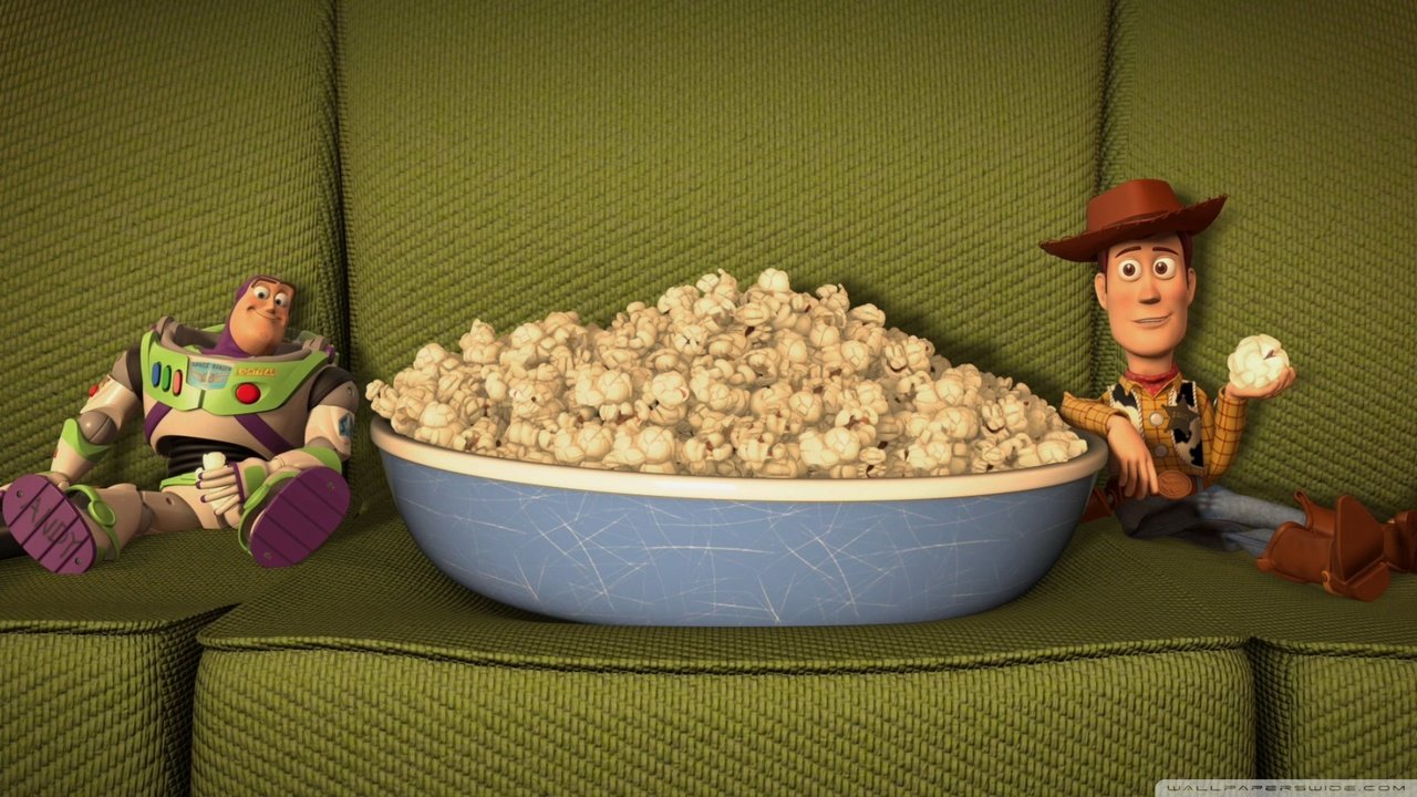 Скачать обои история игрушек, toy story поп-корн, toy story, toy story  popcorn разрешение 1280x720 #19261