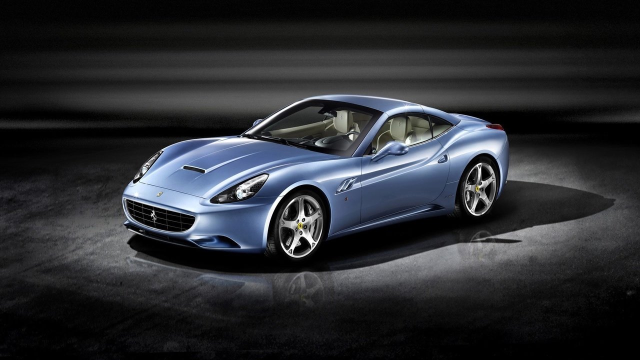 Обои синий, феррари, ка­ли­фор­нийс­кая, blue, ferrari, california разрешение 1920x1200 Загрузить