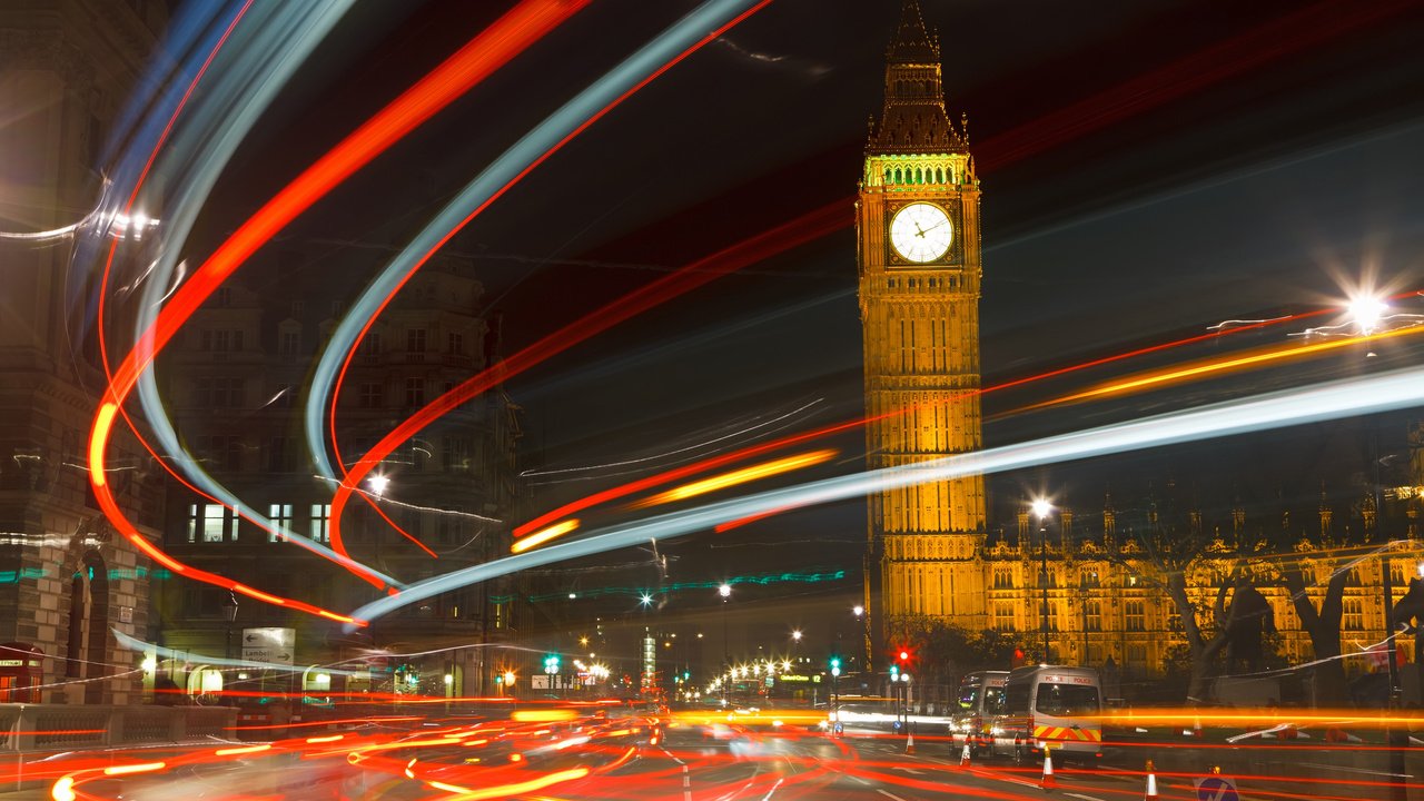 Обои ночь, лондон, город, англия, big-ben, night, london, the city, england разрешение 2560x1440 Загрузить