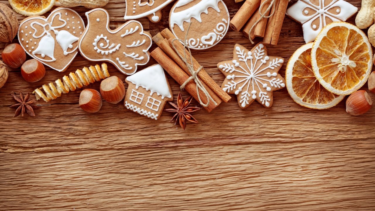 Обои новый год, анис, корица, рождественское печенье, праздник, рождество, сладкое, печенье, выпечка, орешки, new year, anis, cinnamon, christmas cookies, holiday, christmas, sweet, cookies, cakes, nuts разрешение 4350x2900 Загрузить