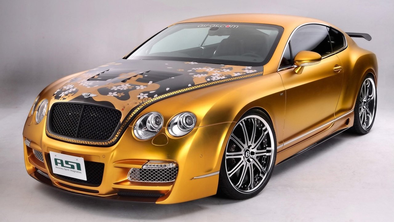 Обои машина, золотой, тюнинг, zolotoj, tyuning, бентли, континенталь, machine, gold, tuning, bentley, continental разрешение 1920x1200 Загрузить