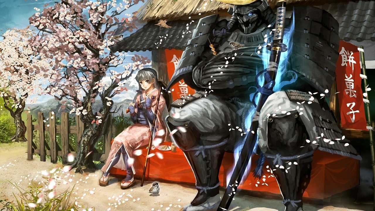 Обои арт, девушка, сакура, катана, voin, mech, samuraj, lepes, art, girl, sakura, katana разрешение 1920x1247 Загрузить
