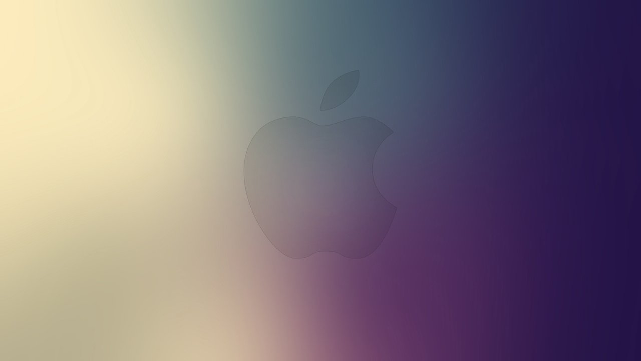 Обои градиент, минимаизм, minimal art, эппл, gradient, minimalism, apple разрешение 1920x1080 Загрузить