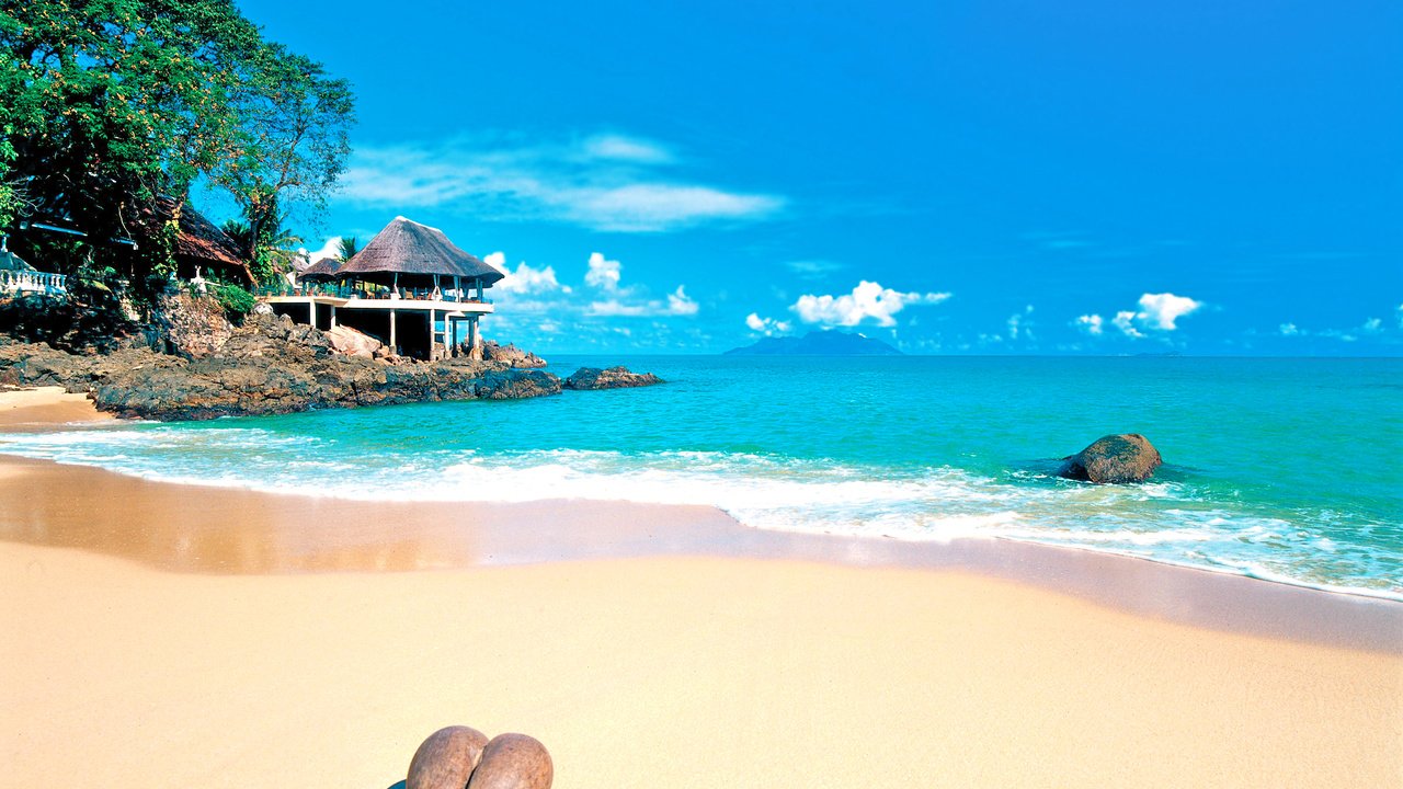 Обои море, пляж, тропики, сейшелы, sea, beach, tropics, seychelles разрешение 2400x1759 Загрузить