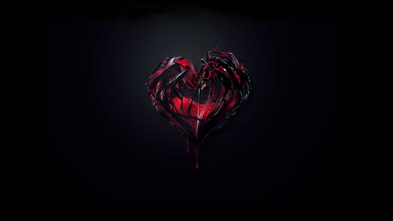 Обои красивое, абстрактное, 3d сердце, beautiful, abstract, 3d heart разрешение 2560x1440 Загрузить