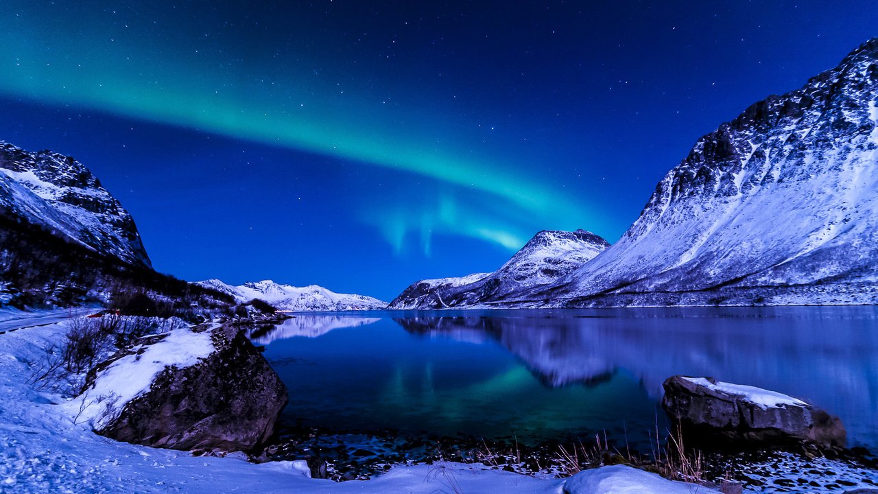 Обои небо, ночь, зима, исландия, the sky, night, winter, iceland разрешение 1920x1080 Загрузить
