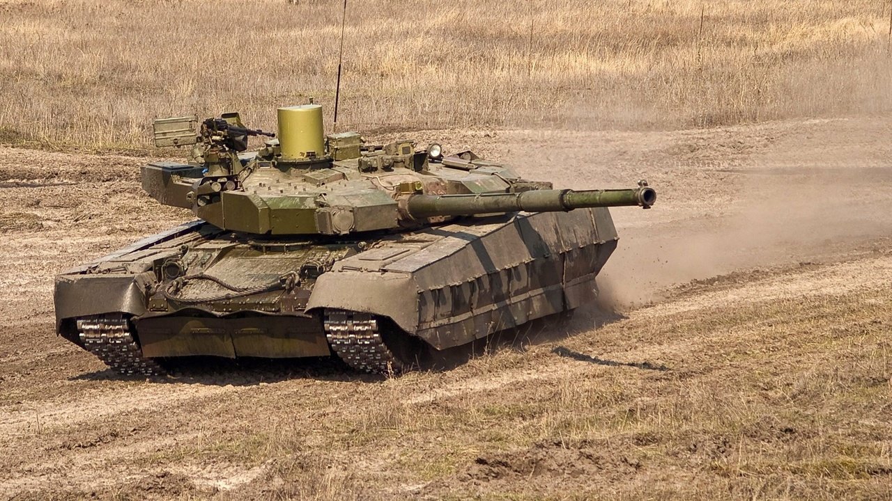 Обои танк, степь, украина, т84у, tank, the steppe, ukraine разрешение 1920x1080 Загрузить