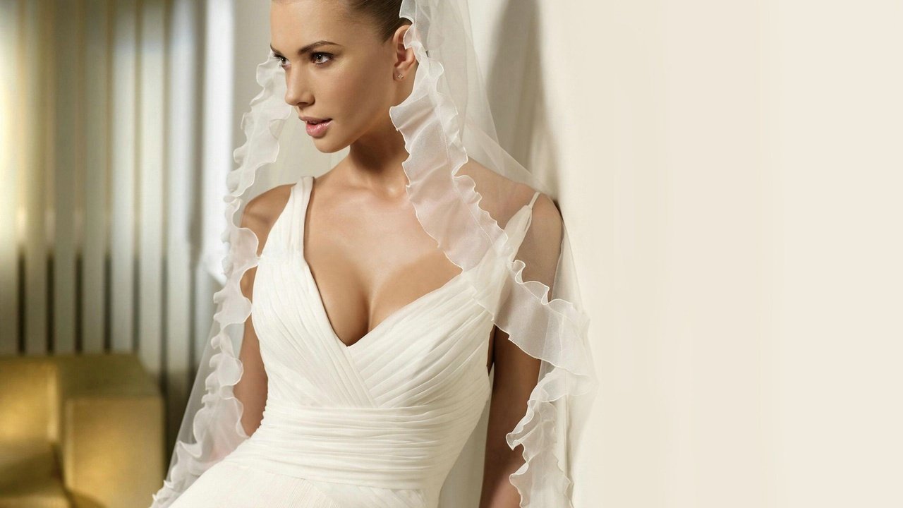 Обои платье, белое, невеста, фата, dress, white, the bride, veil разрешение 2560x1600 Загрузить