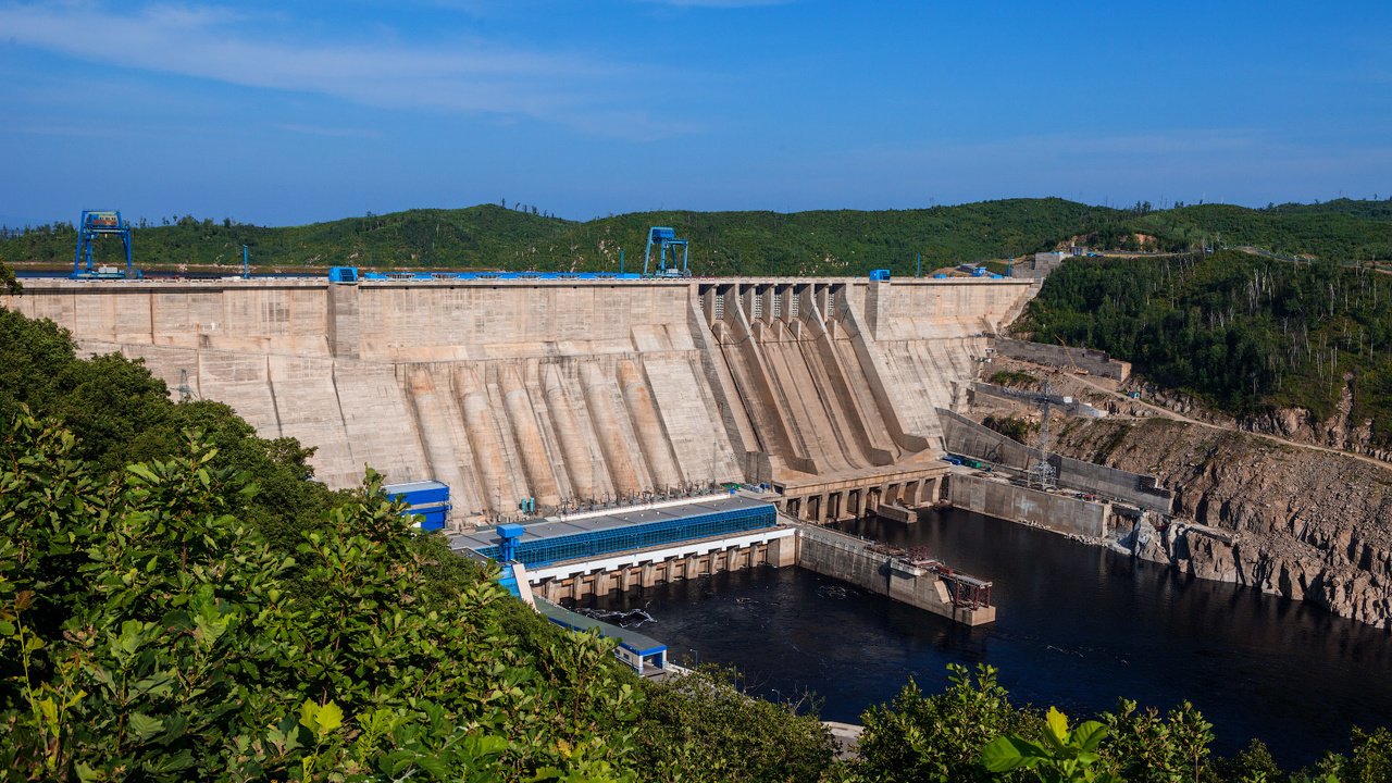 Обои амурская область бурейская гэс-1, the amur region bureya hydroelectric power station-1 разрешение 1920x1200 Загрузить