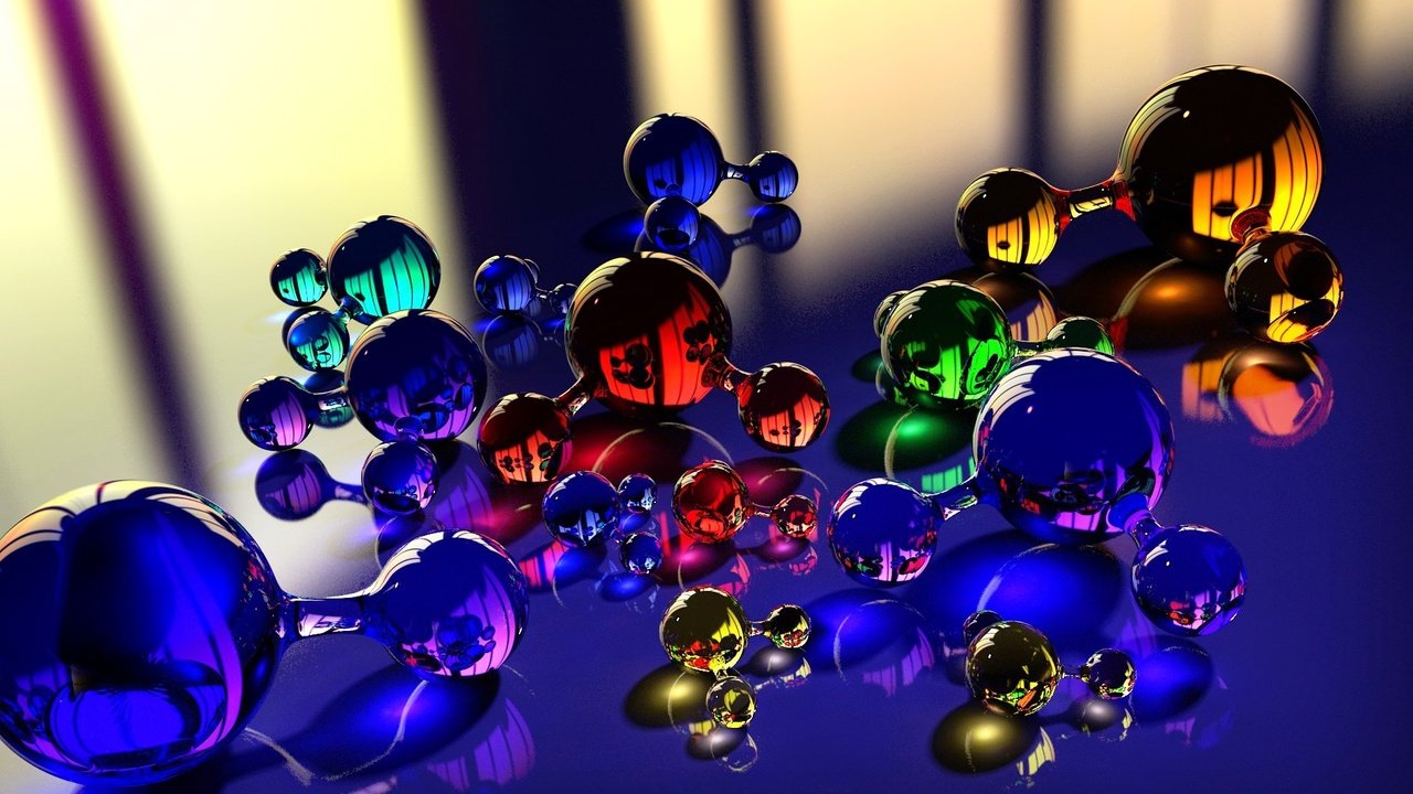 Обои шары, отражение, цвет, стекло, молекула, массажер, balls, reflection, color, glass, molecule, massager разрешение 1920x1080 Загрузить