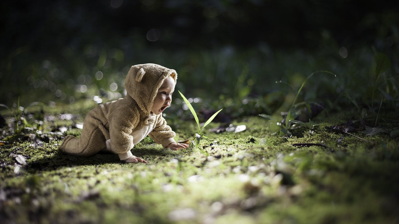 Обои природа, ребенок, малыш, nature, child, baby разрешение 1920x1080 Загрузить