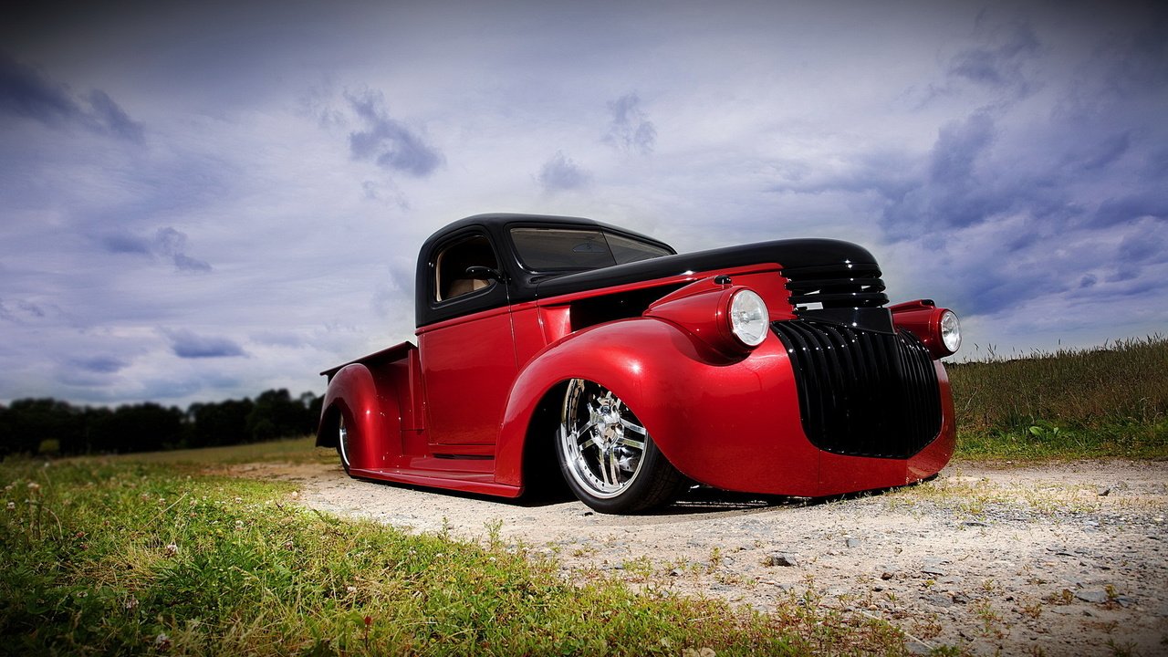 Обои ретро, pick-up, шевролет, chevy, 1946, хот род, retro, chevrolet, hot rod разрешение 2560x1600 Загрузить