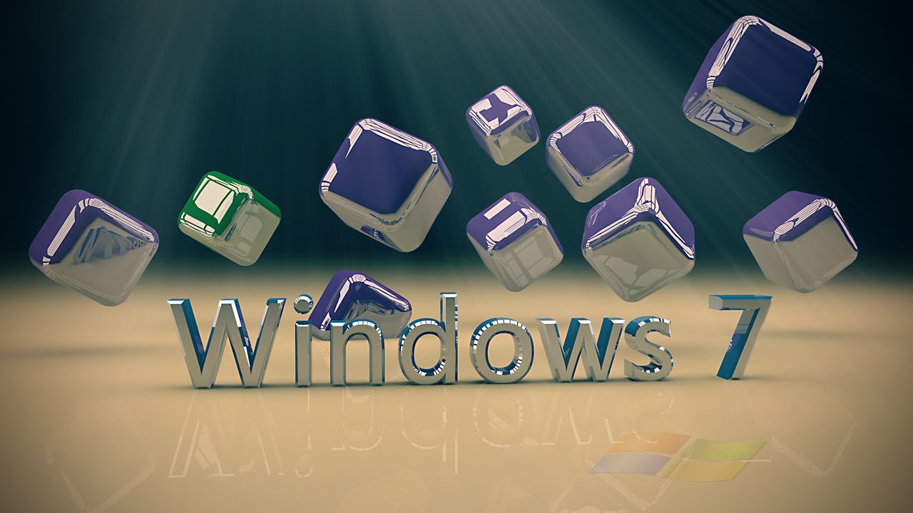 Обои 3d стеклянный win 7, 3d glass win 7 разрешение 1920x1200 Загрузить