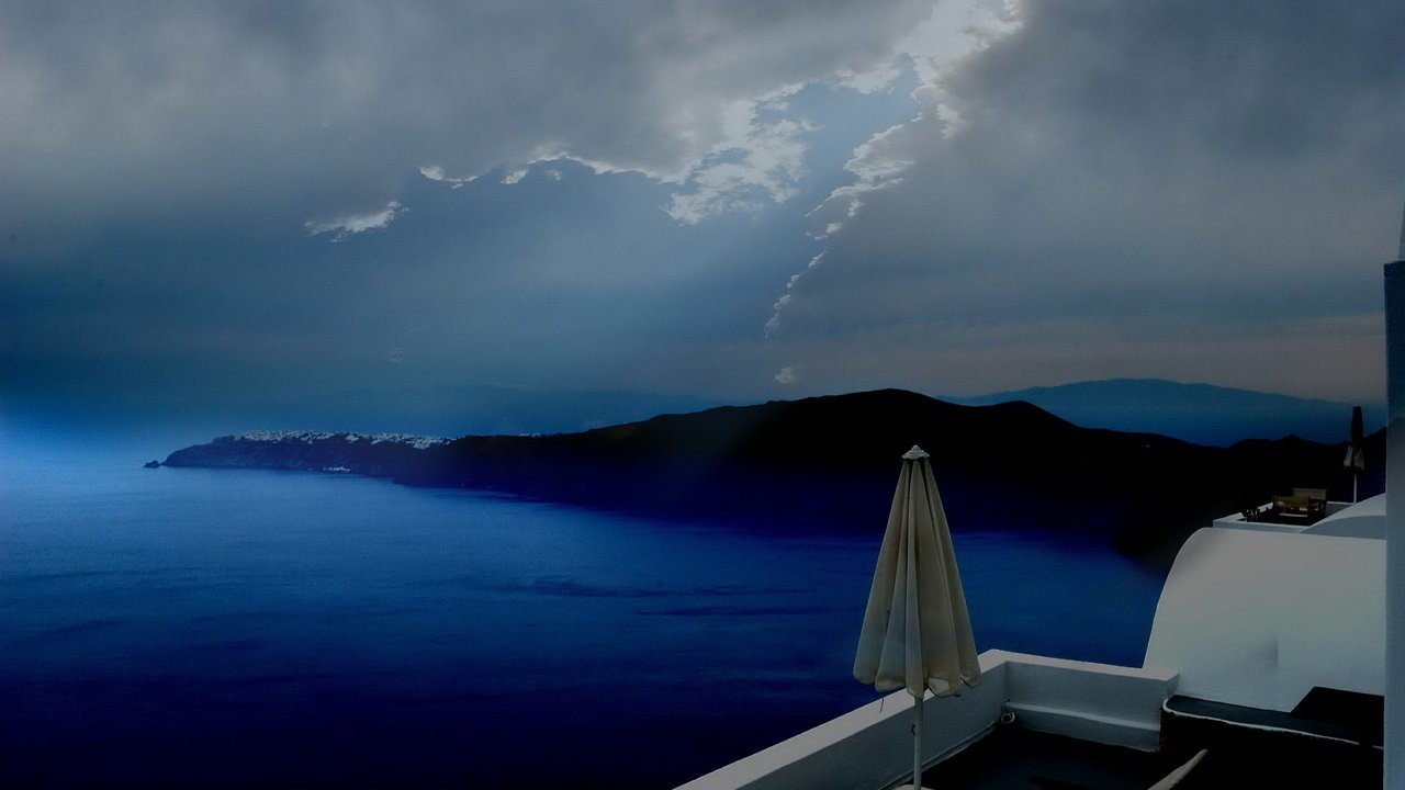 Обои небо, ночь, пейзаж, море, the sky, night, landscape, sea разрешение 2560x1600 Загрузить
