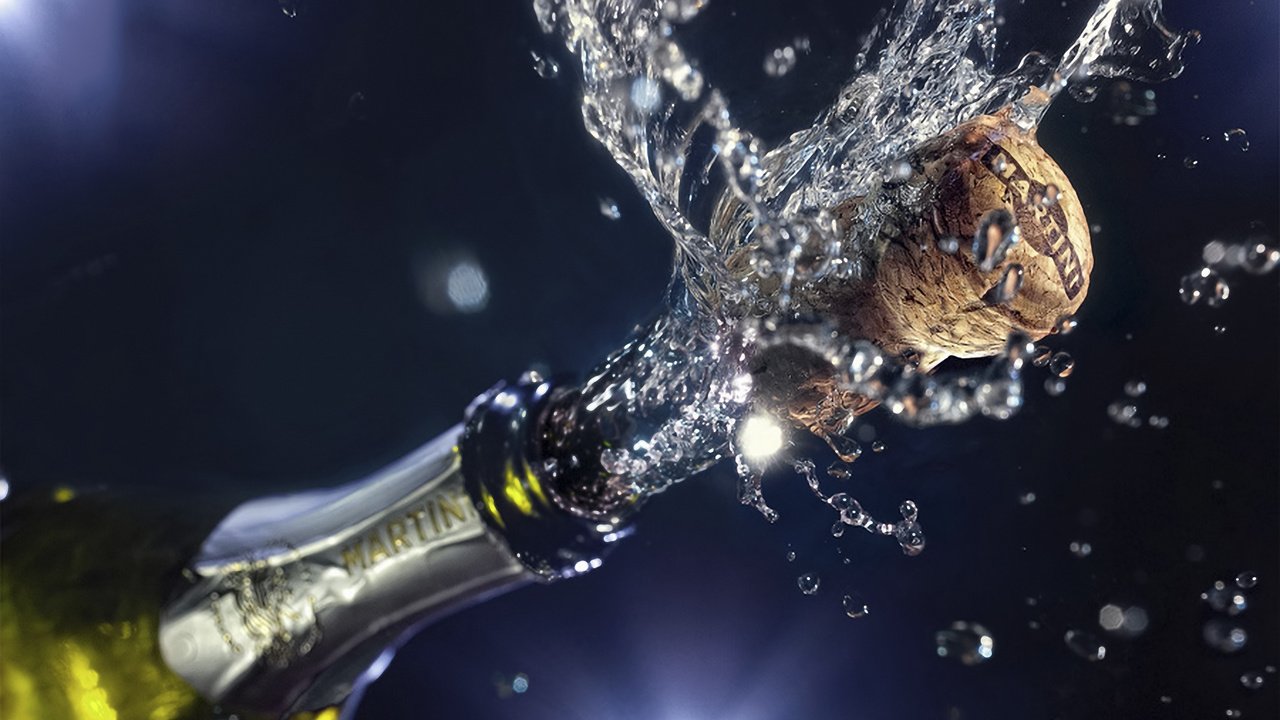 Обои брызги, бутылка, праздник, шампанское, пробка, squirt, bottle, holiday, champagne, tube разрешение 1920x1200 Загрузить
