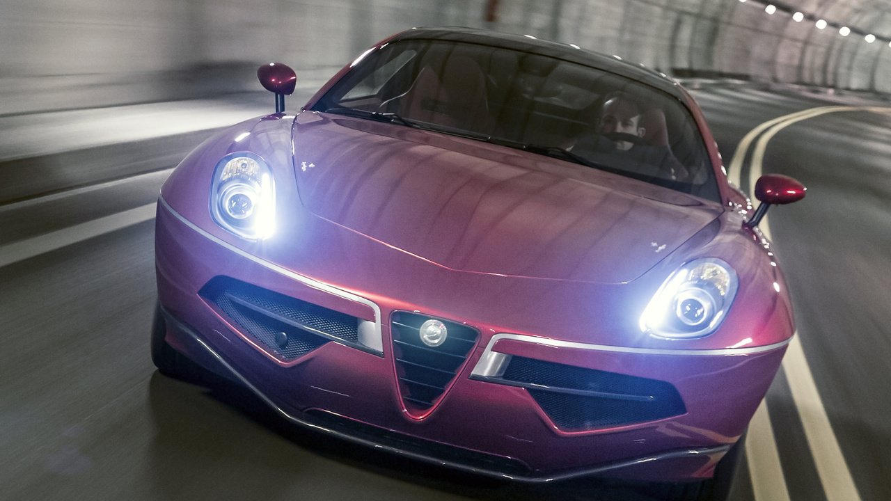 Обои свет, огни, alfa romeo, фары, вид спереди, touring, disco volante, light, lights, front view разрешение 2048x1536 Загрузить