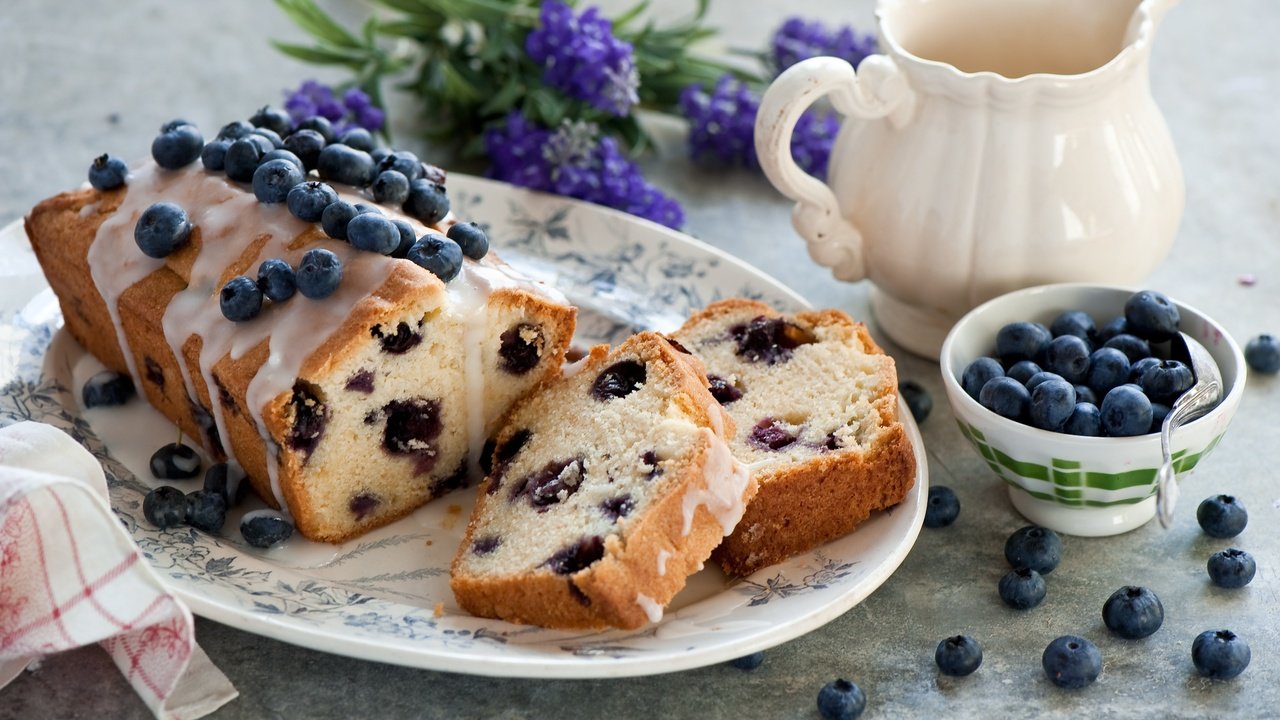 Обои черника, выпечка, глазурь, кекс, blueberries, cakes, glaze, cupcake разрешение 4256x2832 Загрузить