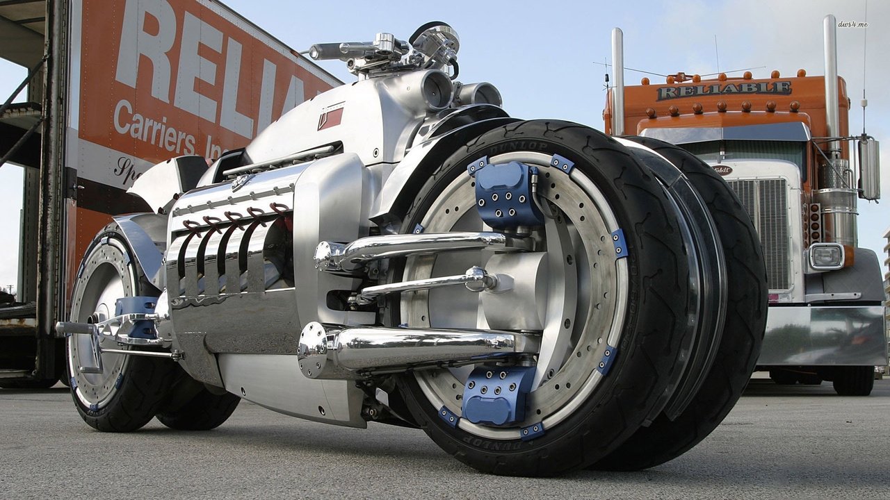 Обои мотоцикл, додж, dodge tomahawk bike, motorcycle, dodge разрешение 1920x1080 Загрузить