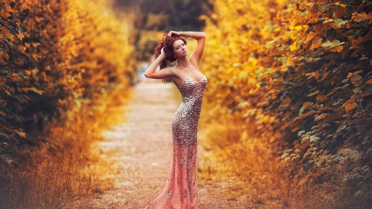 Обои платье, осень, фигура, туфли, карен абрамян, сексапильная, dress, autumn, figure, shoes, karen abramyan, sexy разрешение 1920x1080 Загрузить