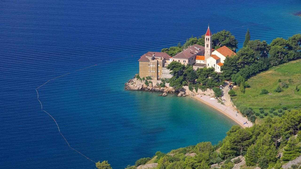 Обои пейзаж, море, побережье, хорватия, остров брач, аббатство, brac bol abbey, landscape, sea, coast, croatia, the island of brac, abbey разрешение 3840x2400 Загрузить