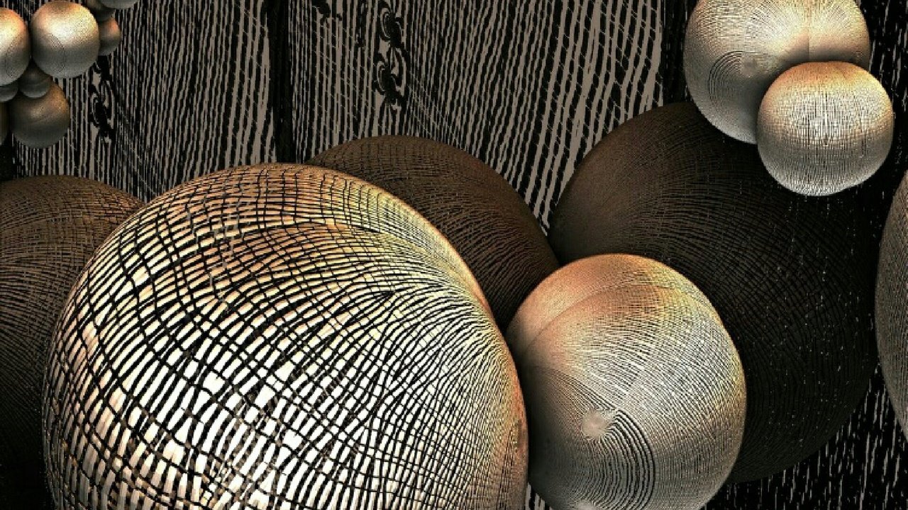 Обои шары, абстракция, 3д, balls, abstraction, 3d разрешение 1920x1200 Загрузить