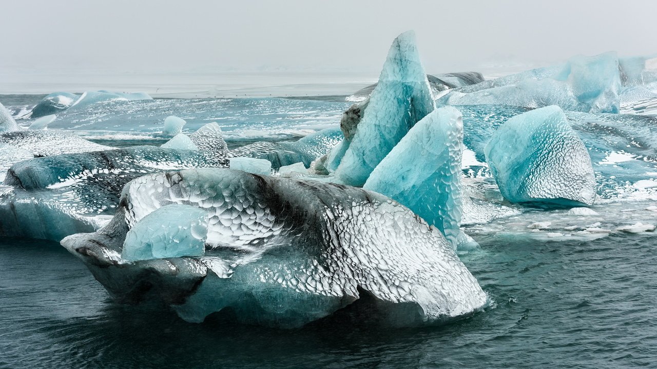 Обои небо, вода, природа, море, горизонт, лёд, льдины, the sky, water, nature, sea, horizon, ice разрешение 2047x1314 Загрузить