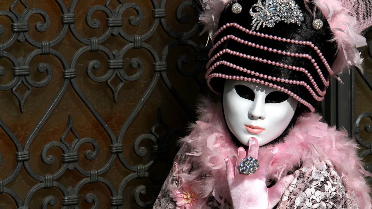 Обои маска, венеция, костюм, карнавал, mask, venice, costume, carnival разрешение 2400x1600 Загрузить