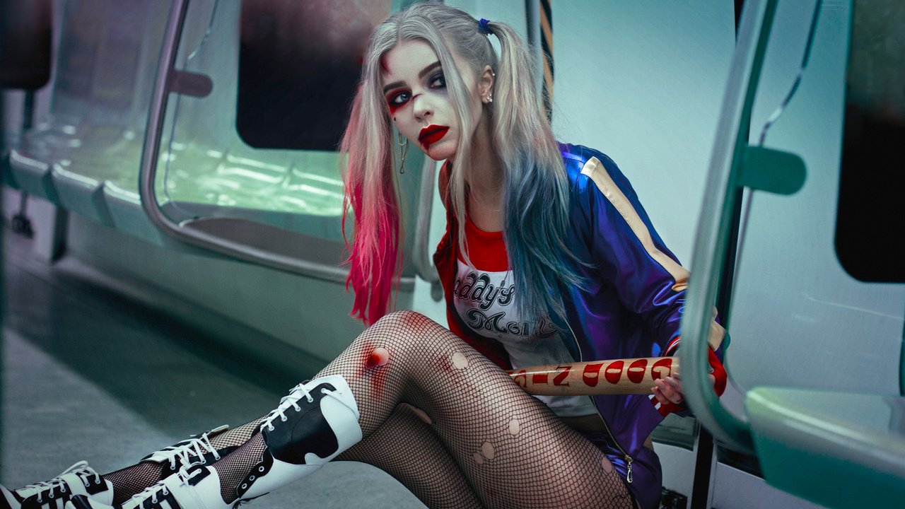 Обои кино, харли квинн, косплей, suicide squad, dccomics, отряд самоубийц, movie, harley quinn, cosplay разрешение 2048x1365 Загрузить