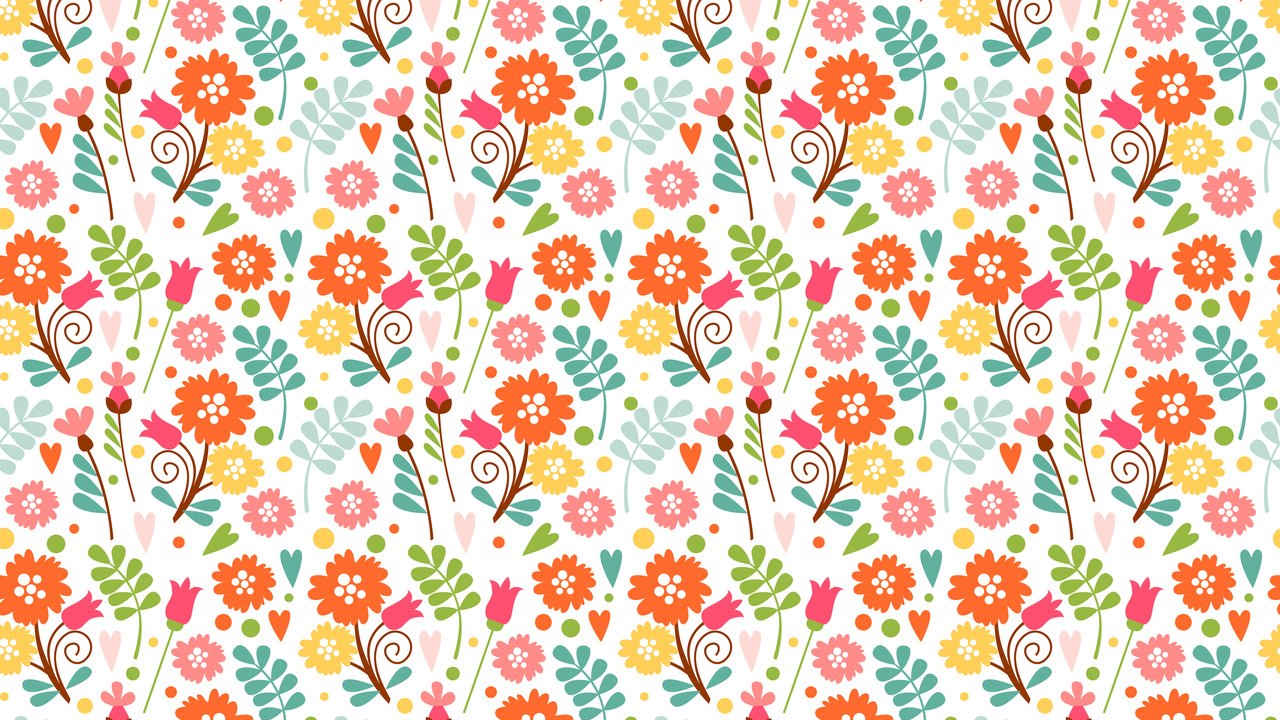 Обои цветы, узор, весна, flowers, pattern, spring разрешение 3000x2000 Загрузить