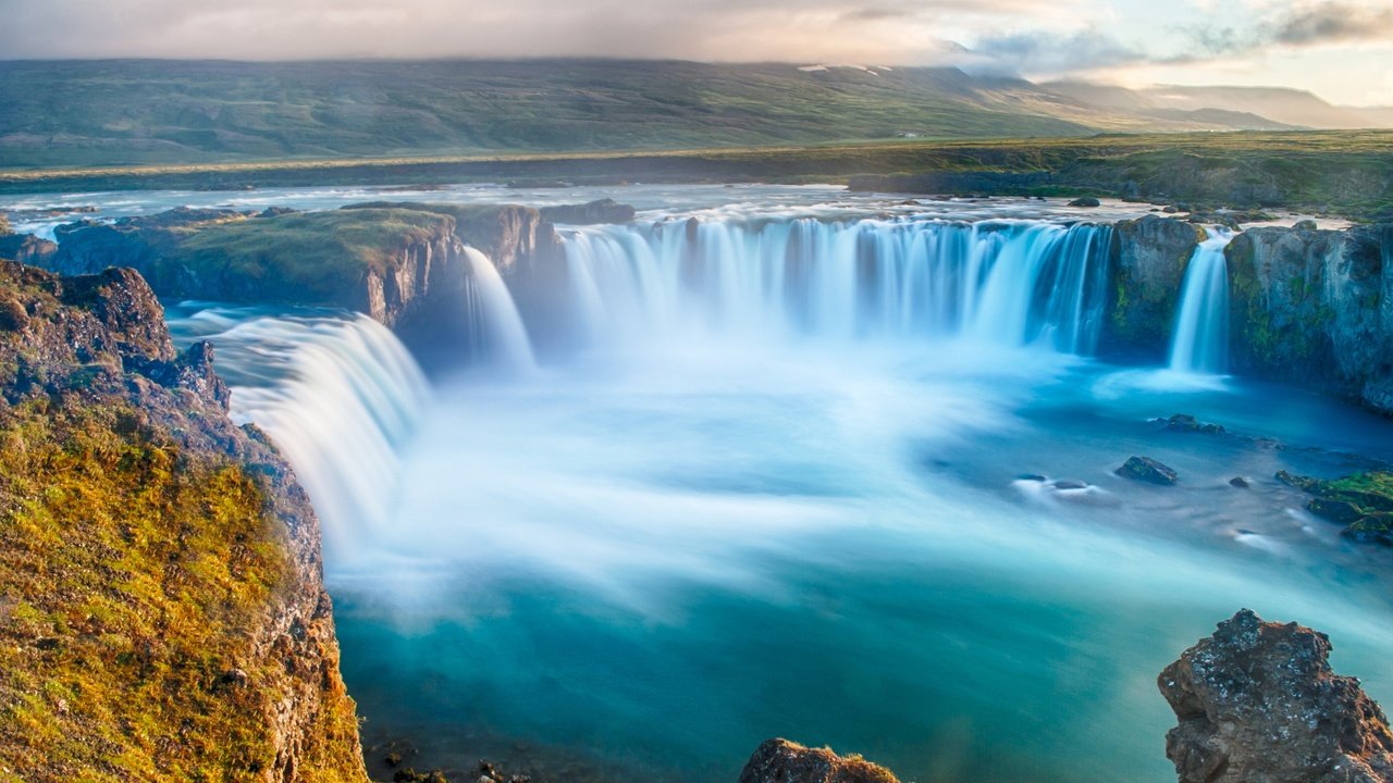 Обои водопад, мощь природы, waterfall, the power of nature разрешение 5000x3311 Загрузить