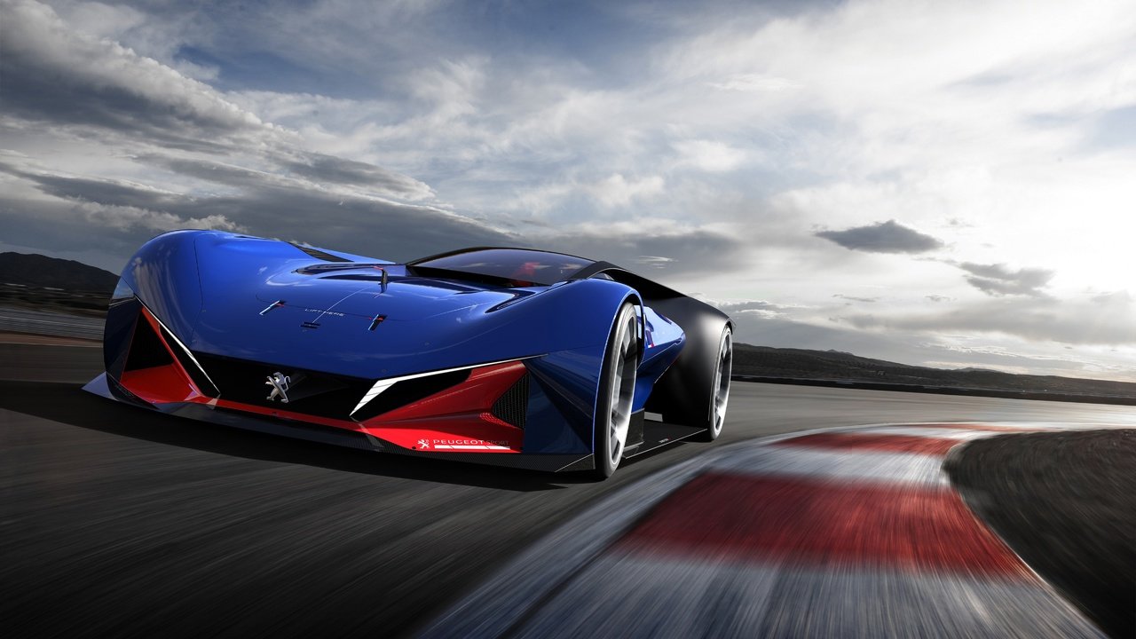 Обои peugeot, concept, гоночный, racing разрешение 5120x2880 Загрузить