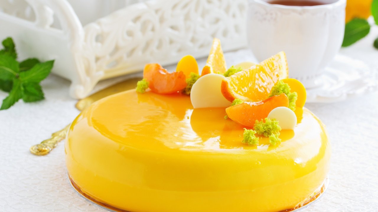 Обои апельсин, сладкое, украшение, торт, десерт, orange, sweet, decoration, cake, dessert разрешение 5184x3456 Загрузить