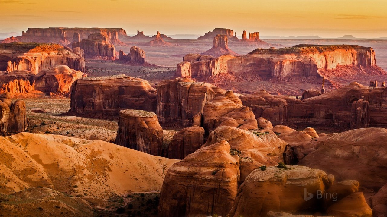 Обои горы, скалы, каньон, сша, аризона, юта, долина монументов, mountains, rocks, canyon, usa, az, utah, monument valley разрешение 1920x1200 Загрузить