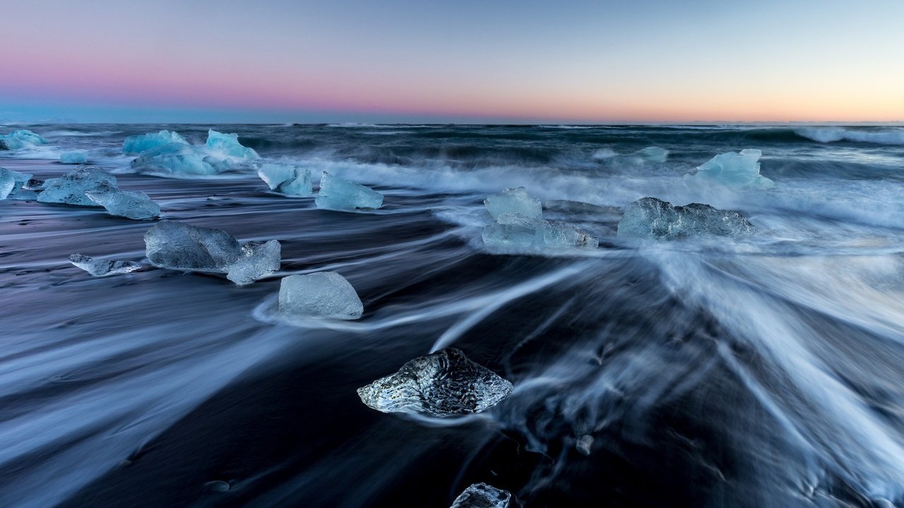 Обои природа, берег, море, лёд, исландия, nature, shore, sea, ice, iceland разрешение 2048x1366 Загрузить