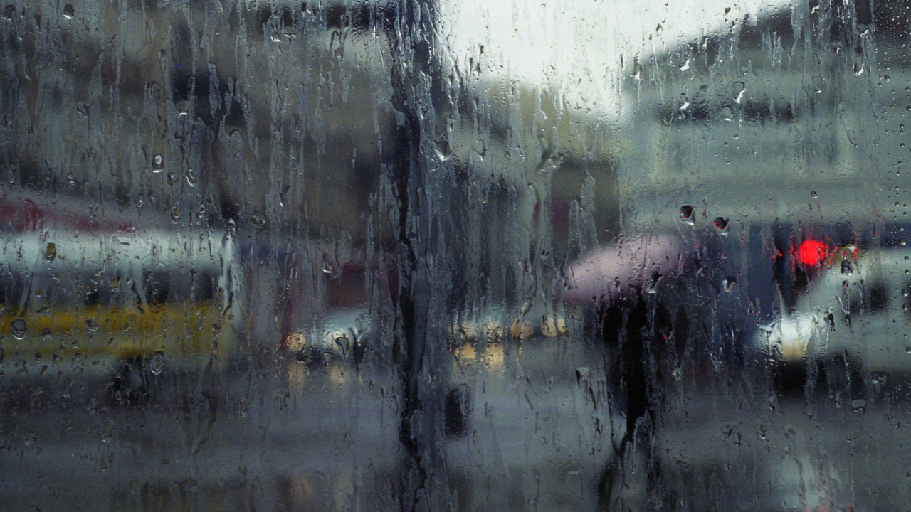 Обои город, дождь, стекло, the city, rain, glass разрешение 2880x1800 Загрузить